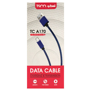 کابل میکرو یو اس بی 2.1 آمپر تسکو TC A170 طول 1 متر