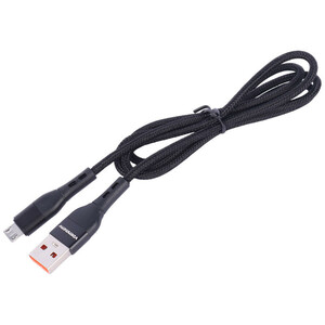 کابل میکرو یو اس بی فست شارژ 2.4 آمپر دنمن D60V طول 0.9 متر