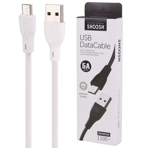 کابل میکرو یو اس بی فست شارژ 5 آمپر شوش SH403A طول 1.1 متر