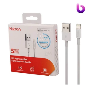 کابل لایتنینگ فست شارژ 2.4 آمپر هترون HC275I طول 1 متر