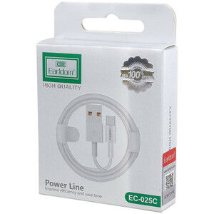 کابل تایپ سی ارلدام EC-025C طول 1 متر