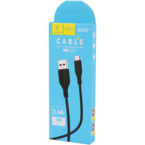 کابل تایپ سی فست شارژ 2.4 آمپر اسکای دلفین S34T طول 1 متر
