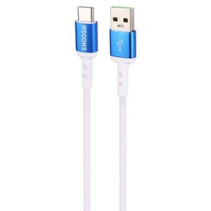 کابل تایپ سی فست شارژ 5 آمپر شوش SH72C طول 1.1 متر