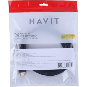 کابل HDMI 4K هویت HV-X93 طول 1.8 متر