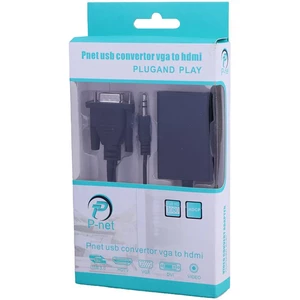 تبدیل VGA به HDMI پی نت + کابل صدا