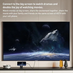 کابل تبدیل Lightning به HDMI یسیدو HM13 طول 2 متر