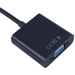تبدیل HDMI به VGA بایبل C-28 + کابل صدا و کابل Micro USB