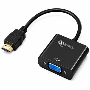 تبدیل HDMI به VGA بایبل C-36 + کابل صدا
