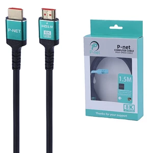 کابل HDMI 8K پی نت P-net طول 1.5 متر کد 2