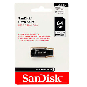 فلش 64 گیگ سن دیسک Sandisk Ultra Shift USB3.0
