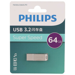 فلش 64 گیگ فیلیپس Philips FM30UC064S/93 OTG Type-C USB3.2