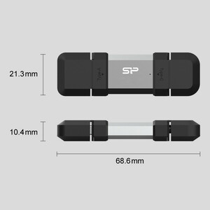 فلش 64 گیگ سیلیکون پاور Silicon Power Mobile C51 OTG Type-C USB3.2