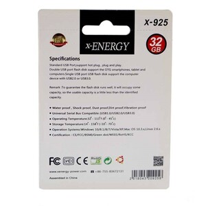 فلش 32 گیگ ایکس-انرژی X-Energy X-925