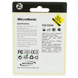 فلش 32 گیگ میکروسونیک Microsonic Flat