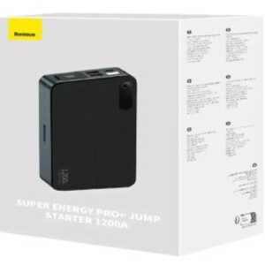 پاوربانک و جامپ استارتر خودرو 12000 میلی آمپر بیسوس Baseus CH004-2 Super Energy Pro Plus C0024570011