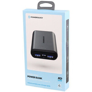 پاور بانک فست شارژ 10000 پاورولوجی Powerology PPBCHA27 QC3.0 PD 20W
