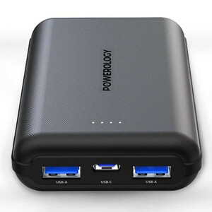 پاور بانک فست شارژ 10000 پاورولوجی Powerology PPBCHA27 QC3.0 PD 20W