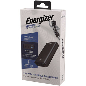 پاور بانک فست شارژ 30000 انرجایزر Energizer UE30016PQ VOOC QC PD3.0 22.5W