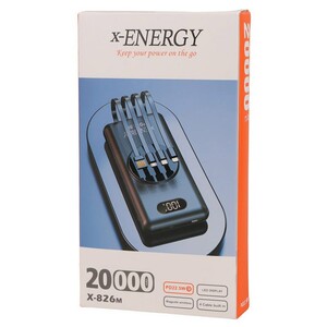 پاور بانک بی سیم فست شارژ ایکس انرژی X-826M PD 22.5W ظرفیت 20000 میلی آمپر ساعت