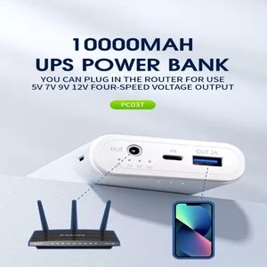 پاوربانک 10000 باوین Bavin PC037 توان 24 وات مخصوص مودم