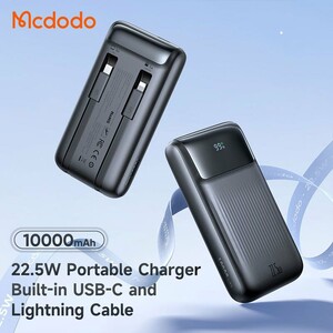 پاور بانک فست شارژ 10000 مک دودو Mcdodo MC-024 QC4.0 PD3.0 22.5W