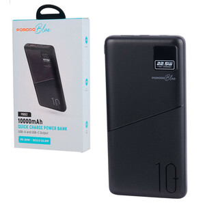 پاور بانک فست شارژ پرودو Blue PB-PBFCH053 QC3.0 PD 22.5W ظرفیت 10000 میلی آمپر ساعت