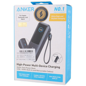 پاور بانک فست شارژ انکر A1695H11 100W ظرفیت 25000 میلی آمپر ساعت
