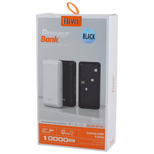 پاور بانک فست شارژ بیوا BP-04 QC 10.5W ظرفیت 10000 میلی آمپر ساعت