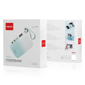 پاور بانک فست شارژ هیسکا HP-125PD QC PD 22.5W ظرفیت 10000 میلی آمپر ساعت