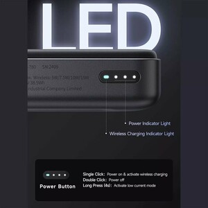 پاور بانک بی سیم فست شارژ مک دودو MC-781 PD 30W ظرفیت 10000 میلی آمپر ساعت