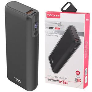 پاور بانک فست شارژ تسکو TP 883 QC3.0 PD 65W ظرفیت 19200 میلی آمپر ساعت