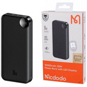 پاور بانک فست شارژ مک دودو MC-385 PD 30W ظرفیت 10000 میلی آمپر ساعت