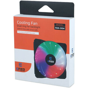 فن کیس انزو FAN-004 RGB سایز 120 میلی متری