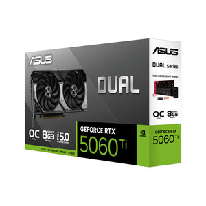 کارت گرافیک ASUS Dual GeForce RTX5060 Ti OC Edition 8GB GDDR7 128Bit