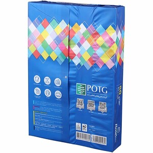 کاغذ A4 رز پرینت آبی 80 گرم بسته 500 عددی