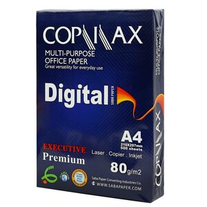کاغذ A4 کپی مکس دیجیتال صبا 80 گرم بسته 500 عددی