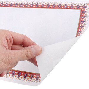 کاغذ تذهیب A4 طرح دار بسته 100 عددی