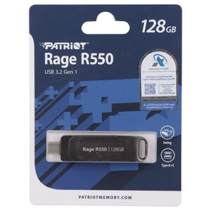 فلش 128 گیگ پاتریوت Patriot Rage R550 OTG Type-C USB3.2