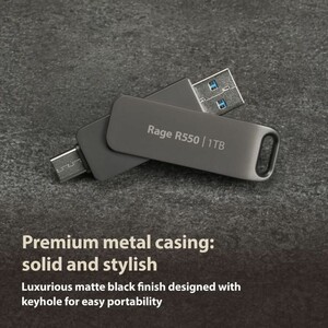 فلش 128 گیگ پاتریوت Patriot Rage R550 OTG Type-C USB3.2