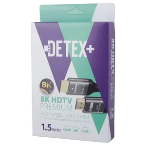کابل HDMI 8K دیتکس پلاس +Detex طول 1.5 متر