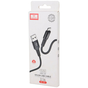 کابل لایتنینگ فست شارژ 2.1 آمپر ارلدام EC-121i طول 1 متر