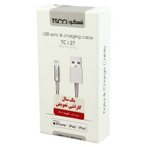 کابل آیفونی فلزی TSCO TC i27 1m