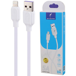 کابل لایتنینگ فست شارژ 5 آمپر اسکای دلفین S56L طول 1 متر