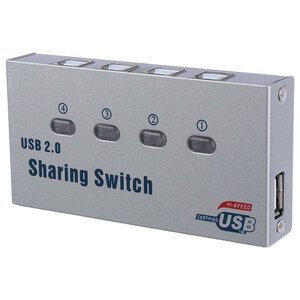 سوییچ پرینتر UY-04A 1A4B USB2.0 Switch 4Port
