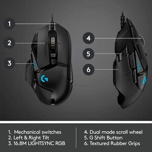 موس گیمینگ لاجیتک G502 Hero