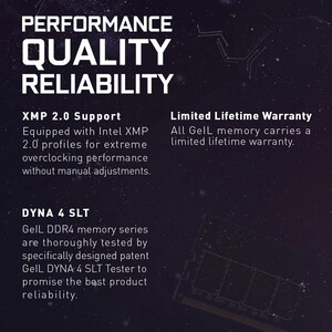 رم کامپیوتر گیل Pristine DDR4 4GB Single 2666MHz CL19