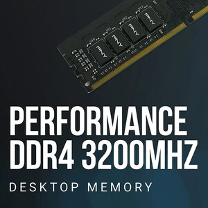 رم کامپیوتر پی ان وای Performance DDR4 16GB Single 3200MHz CL22