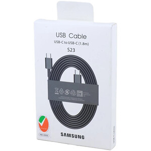 کابل دو سر تایپ سی سامسونگ S23 EP-DW767 طول 1.8 متر کد 1