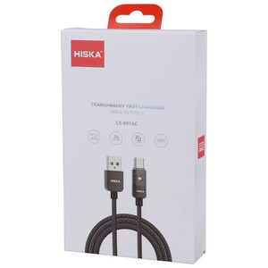 کابل تایپ سی فست شارژ 3 آمپر هیسکا LX-891AC طول 1 متر