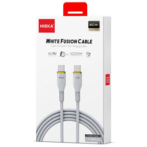 کابل دو سر تایپ سی فست شارژ 60 وات هیسکا LX-921CC طول 1 متر